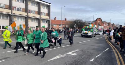Hundreds turn out for Manchester's St Patrick's Day parade