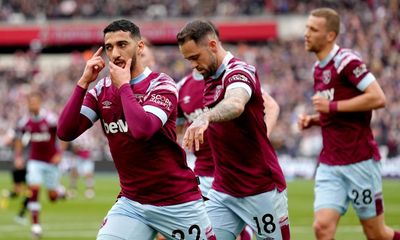 Saïd Benrahma penalty scant relief for West Ham in draw with Aston Villa