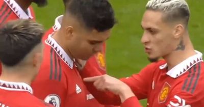 Antony made immediate promise to Casemiro after Man Utd teammate was sent off