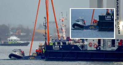 Capsized Greenock tugboat recovered from River Clyde after salvage mission