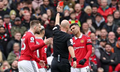 ‘What is the policy?’: Ten Hag questions referee and VAR for Casemiro red card