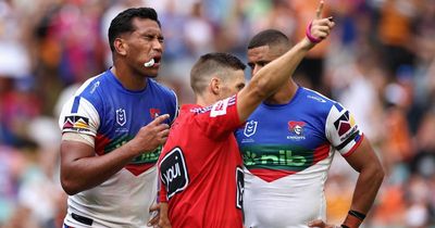 Knights prop Jacob Saifiti facing monster suspension for high tackle