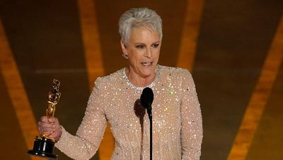 Jamie Lee Curtis wins first Oscar for Everything Everywhere All At Once