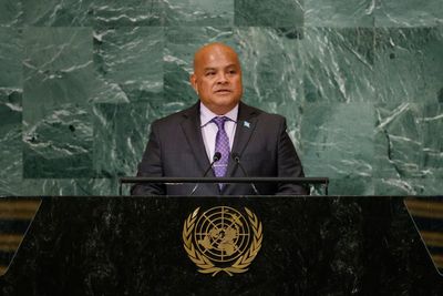 Micronesia's president accuses China of 'political warfare'