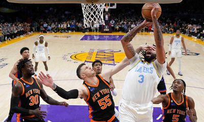 Anthony Davis holds himself accountable after Lakers’ loss to Knicks