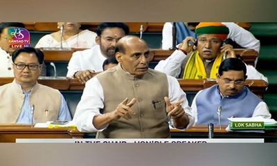 Rahul Gandhi insulted India in London, should apologise: Defence Minister Rajnath Singh in Lok Sabha