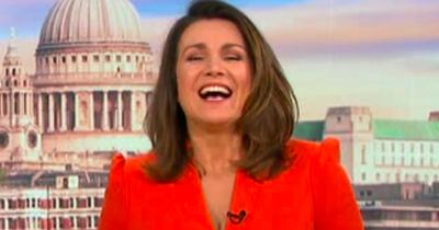 GMB's Susanna Reid cringes at Hugh Grant's Oscars interview as 'grumpy' actor slammed