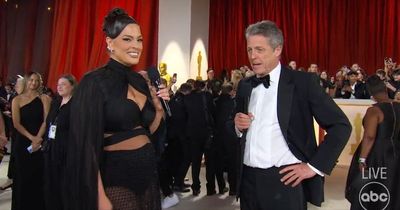 'Rude' Hugh Grant slammed for Oscars red carpet interview with Ashley Graham