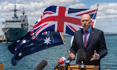 Peter Dutton says Coalition would support NDIS cuts to pay for Aukus submarines