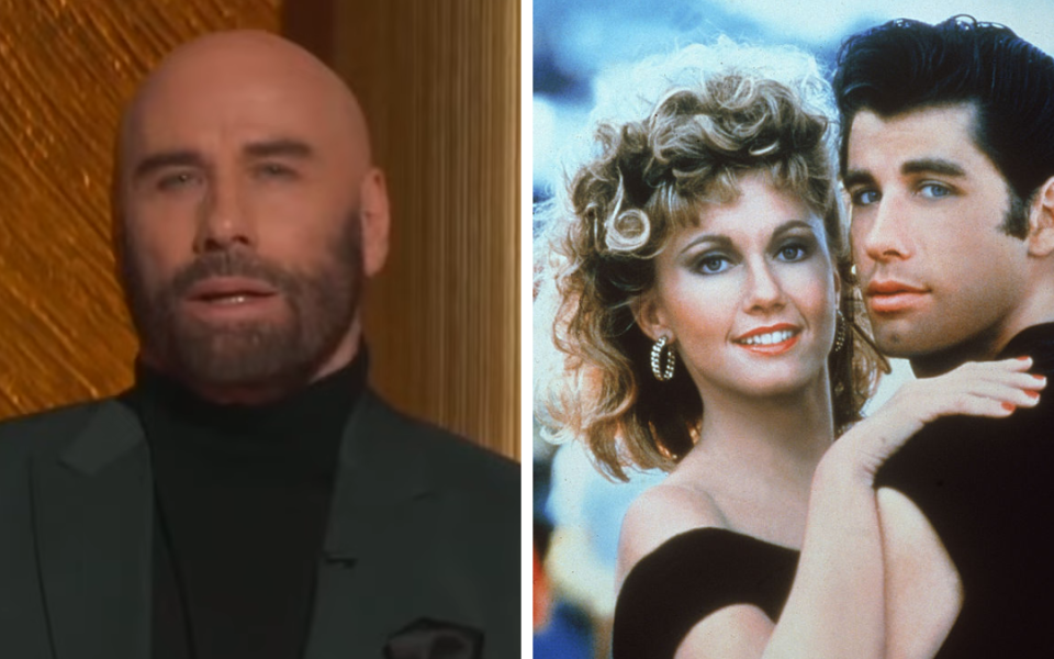 John Travolta’s tearful tribute to Grease costar…