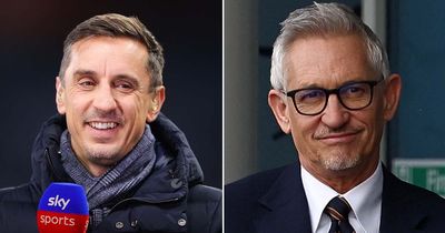 Gary Neville mocks the BBC over Gary Lineker and Match of the Day U-turn