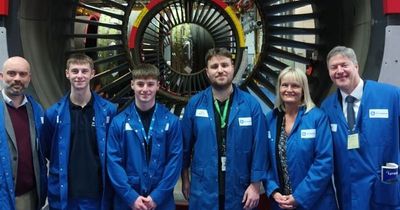 School pupils secure GE Caledonian apprenticeships with major Prestwick aircraft engineering firm