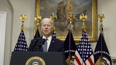 Biden reassures bank customers and says the failed firms' leaders are fired