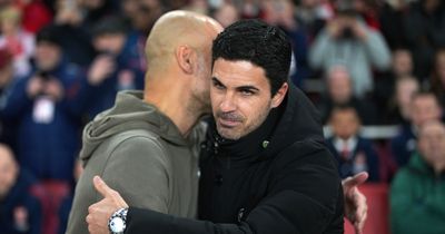 Mikel Arteta sends Pep Guardiola title race message as Man City boss reveals Arsenal advantage