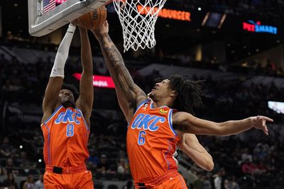 PHOTOS: Best images from the Thunder’s 102-90 win over the Spurs