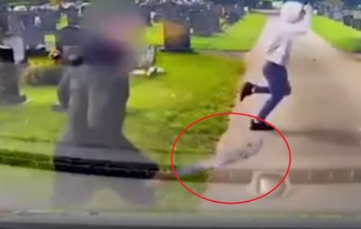 Mourners from rival families armed with machetes and axes filmed in ‘appalling’ cemetery brawl