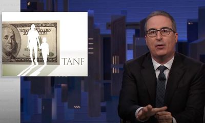 John Oliver on US state welfare: ‘Politicians have been relentlessly abusing the system’