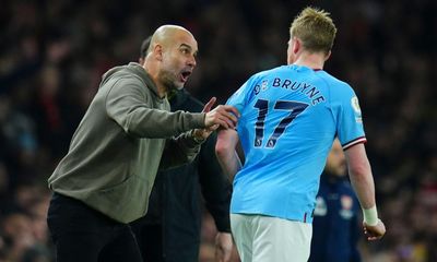 Pep Guardiola criticises Kevin De Bruyne for not doing ‘simple things’