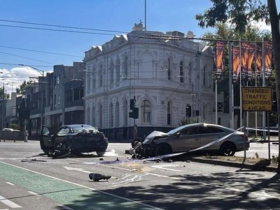 Man charged over crash at popular restaurant strip