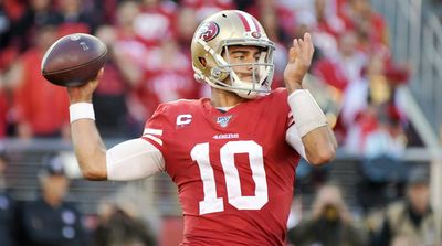 Raiders, Texans Expected to Pursue QB Jimmy Garoppolo, per Report