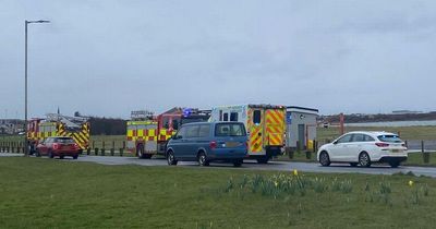 Emergency response at Ayrshire beach after report of 'person in the water'