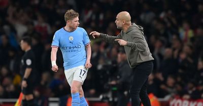 Pep Guardiola aims pointed criticism at Kevin De Bruyne after dropping Man City star