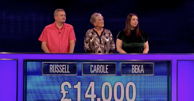 Scottish contestant on The Chase misses out on £14k after 'car crash episode'