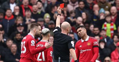 Why Man Utd decided not to appeal Casemiro red card despite Erik ten Hag complaints