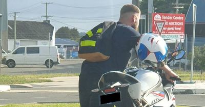 Man did wheelie on motorbike at 112km/h in front of police at Wickham