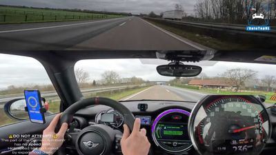 See Mini Cooper JCW With 290 HP Growl To Nearly 160 MPH On Autobahn