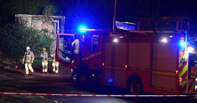 Homes plunged into darkness after 'explosion'