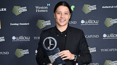 Chelsea's Sam Kerr named FA Women's Super League Player of the Year at London Football Awards