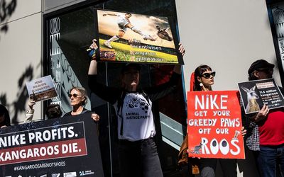 Sporting giant Nike to step away from kangaroo leather