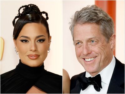 Ashley Graham addresses Hugh Grant Oscars interview after actor accused of ‘obnoxious’ behaviour