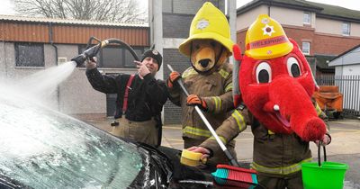 Dumfries charity car wash raises more than £1,000 for Fire Fighters Charity
