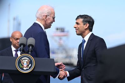 Joe Biden teases Rishi Sunak about his home in California