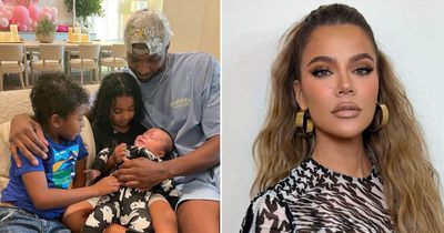 Khloe Kardashian shares first photo of son's face but fans are furious with loving post