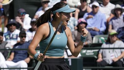 Emma Raducanu digs deep to reach last 16 for the first time at Indian Wells