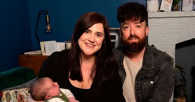 Ayrshire's biggest home birth baby is born as mum tells of 'oh my god' reaction