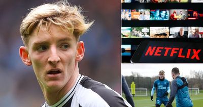 Newcastle's Anthony Gordon gives first dressing room insight into life with the Amazon Prime cameras