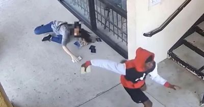 Moment woman left paralysed after thief bodyslams her before stealing $4,300