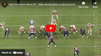 Check out these highlights of new Broncos right tackle Mike McGlinchey