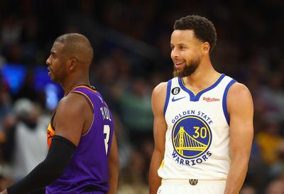 Stephen Curry Trash Talks Chris Paul at Suns-Warriors Game