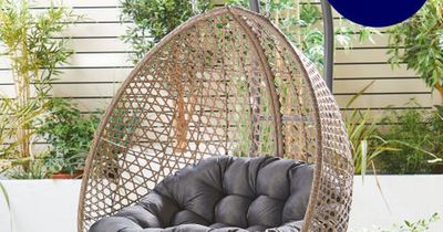 Aldi's sell-out hanging egg chairs are back for summer - how to pre-order