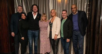Leeds United legends joined by Emmerdale star Natalie J Robb at glam launch party
