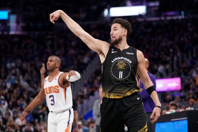 NBA Twitter reacts to Klay Thompson’s big night in Warriors’ win over Suns