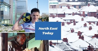 North East Today: Region braced for snow and meet the Newcastle man heading to World Transplant Games