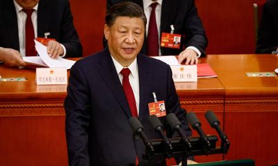 Xi Jinping vows to oppose Taiwan ‘pro-independence’ influences as third term begins