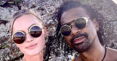 David Haye responds to 'mid life crisis' jibe after Una Healy 'quit throuple'