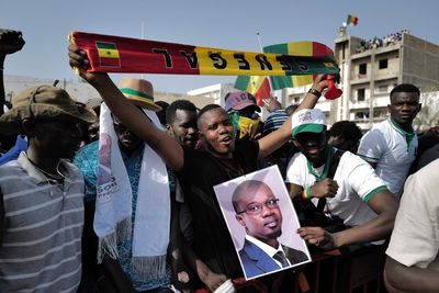 Protestors back Senegal's opposition leader ahead of trial